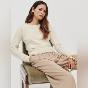 REFORMATION Cashmere Crew Sweater Size Small NEW